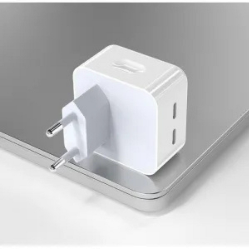 TurboCharge Duo - Carregador Rápido USB-C com Duas Portas